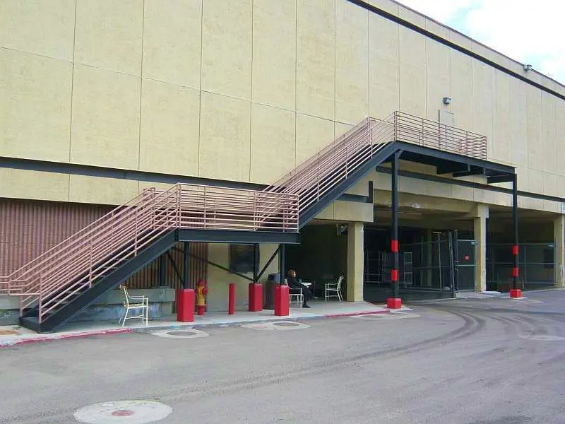 A view of commercial exterior stairs